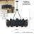 Vailen 36" 12-light Pendant
