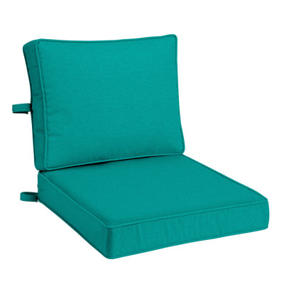 ARDEN Foam Outdoor Double Welted Deep Seat Cushion Set, 24 x 24, made with ProFoam, Rain-proof, Fade Resistant