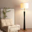 Lampes sur pied en fer noir-118372402-118372404