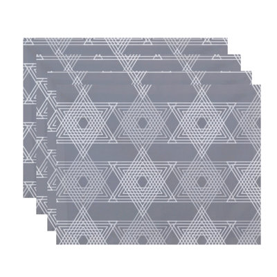 Polyester Geometric Rectangle Placemat