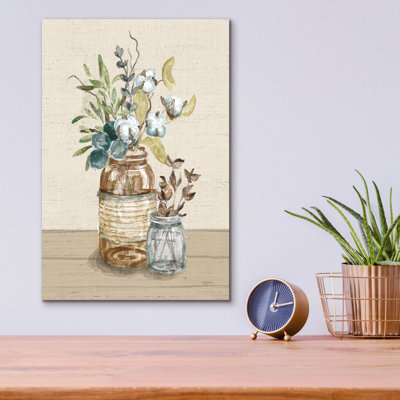 «Cotton Bouquet 3 Cream» par Mary Urban, verre acrylique