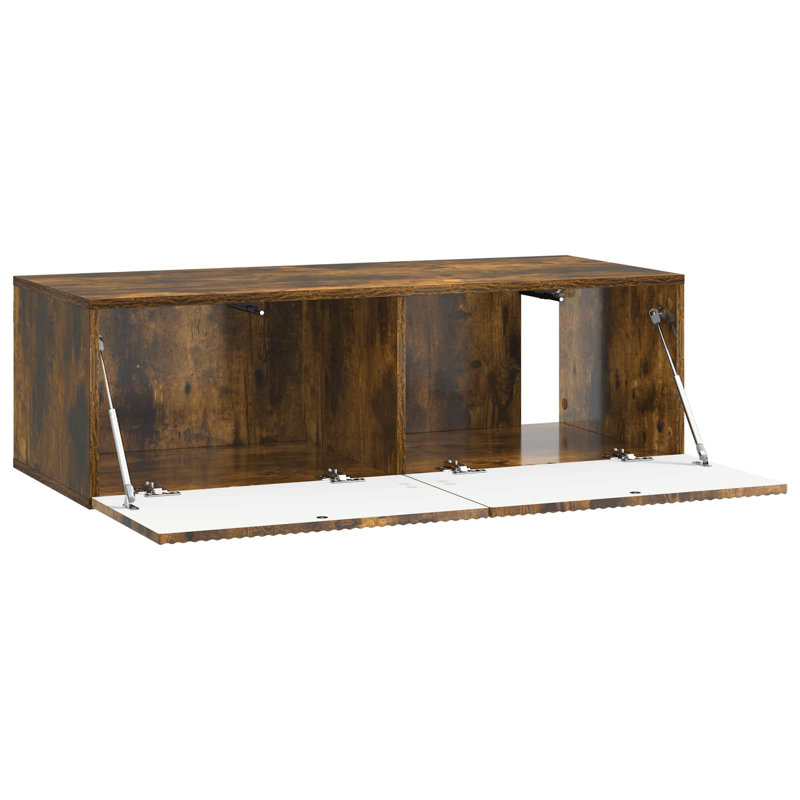 TV Stand, 30cm H x 98cm L x 41cm W, Smoked Oak