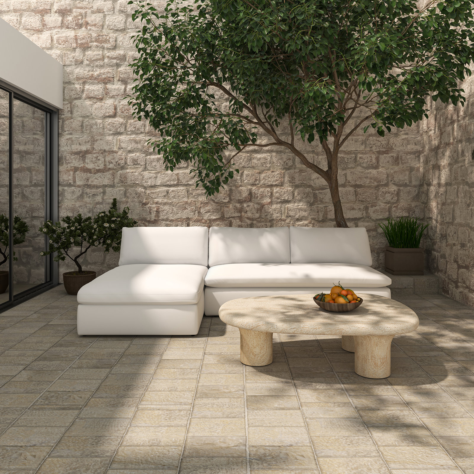 Wilkie 65" Patio Chaise Lounge, White