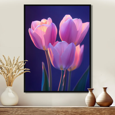 Lavande tulipes Twilight Shine II - tulipes, art mural