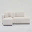 Wool Left Facing Sectional Sofa With Chaise-134643347-134643348