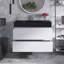 Meuble-lavabo mural simple 36 po avec plateau