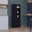 Garde-manger avec armoire de rangement haute de 67 pouces avec trois portes et trois tablettes extérieures Konik-1349656550