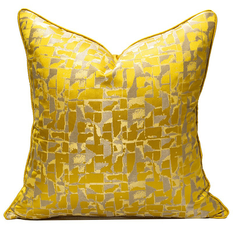 Housse de coussin réversible Abstract, Argent