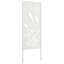 Garden Privacy Screen 50 X 140 Cm Galvanised Steel-851371220