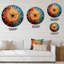 Horloge murale colorée-93382270
