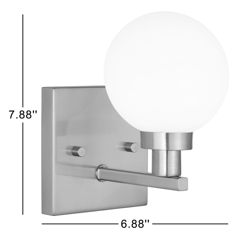 1 - Light Bath Sconce, Satin Brass