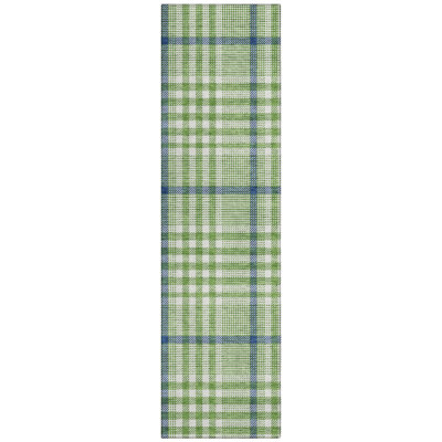 Samira Green Washable Indoor-Outdoor Rug - 