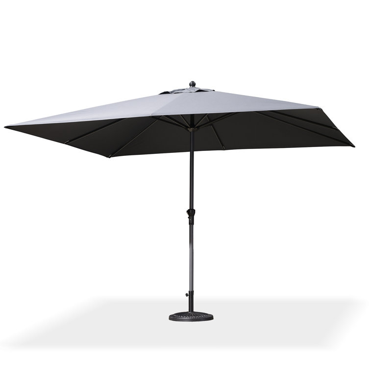 Parasol d'extérieur gris 105,5 po × 141,34 po , Gris
