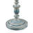 61.25'' Rustic Distressed Blue Floor Lamp With Drum Shade