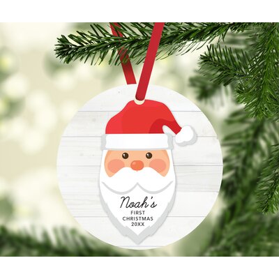 Baby's First Christmas, Santa Claus Beard Ball Ornament -  The Holiday Aisle®, 9325FFF78A494D4D86320A61233163B4
