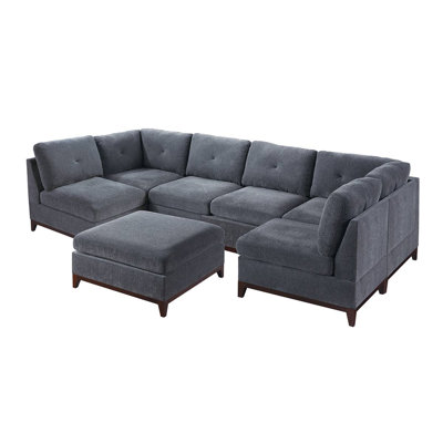 Danhiccy Upholstered U-Shaped Sectional Symmetrical