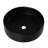 Bathroom Ceramic Sink - , 15.36 In. Depth, Stain Art Counter Matte Black, Fashionable