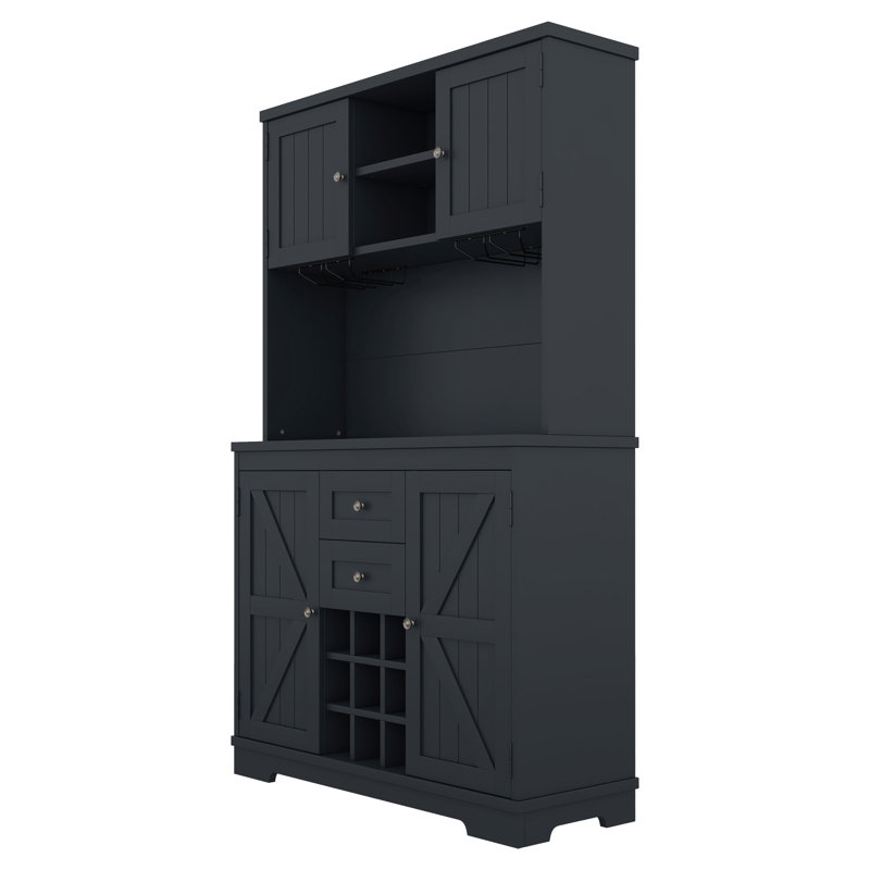 Armoire de cuisine avec bar Coffee Coffee, Bleu très foncé