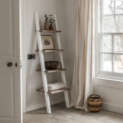 Addisun 44cm W Solid Wood Height -Adjustable Shelving Unit