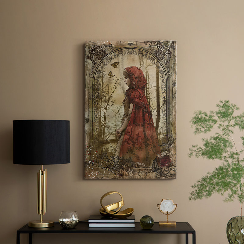 WOMEN Series CCCCXI - Toile tendue avec châssis de qualité supérieure - Prêt à être accroché, H 48 po x l 32 po