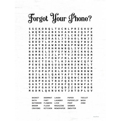 " Forgot Your Phone? "