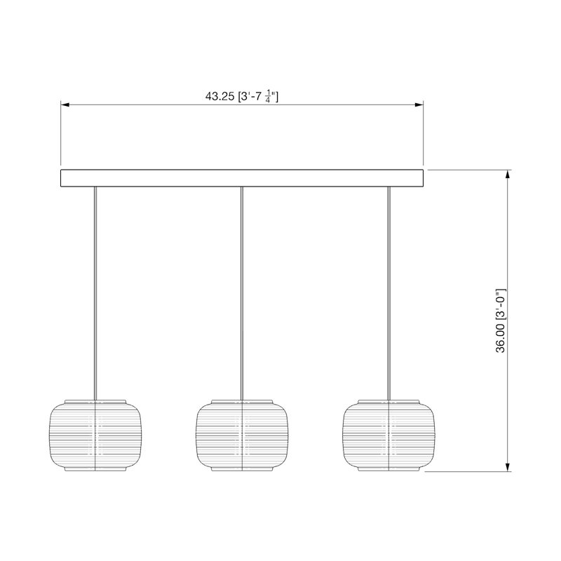 Scraplights Cluster Ausi 3 - Light Chandelier, White