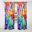 Jayda - Coral Floral Blackout Curtain - 1 Panels-1989396612