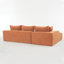 Canapé modulaire très profond de 108 po x 68 po, canapé nuage, canapé pour 4 personnes, assis et dormant, canapé modulaire en chenille de salon, pas besoin d'assembler-448350091