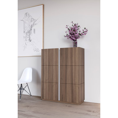 24 Pair Shoe Storage Cabinet