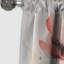Minimalisme rouge blanc Buttercups - rideau Buttercups - rideau occultant floral - 1 panneaux-847965432