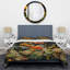 Ensemble de housse de couette orange Mid Century Natures Harmony II - Abstract Midcentury-107146604