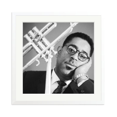 Dizzy Gillespie for DownBeat magazine