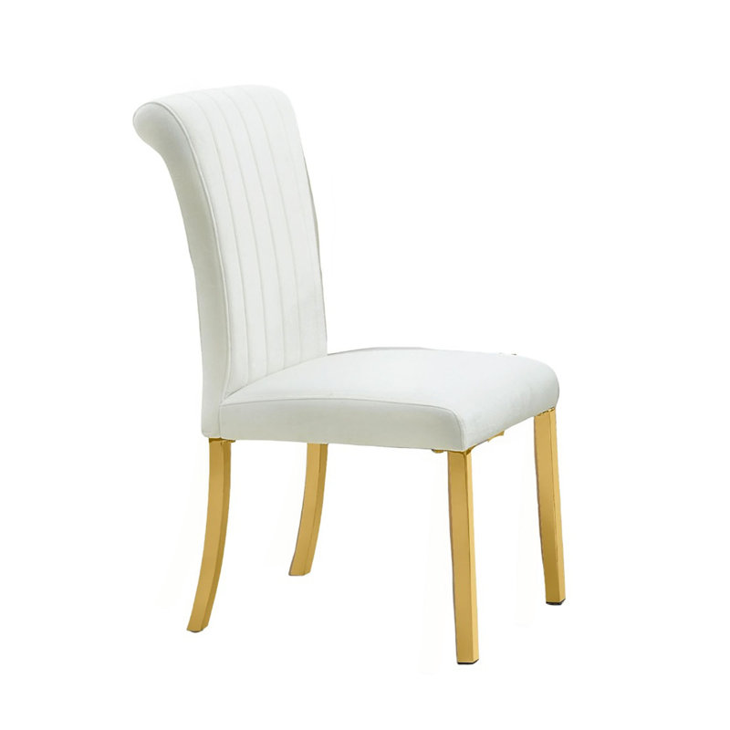 Chaise d'appoint 2Pc, Doré