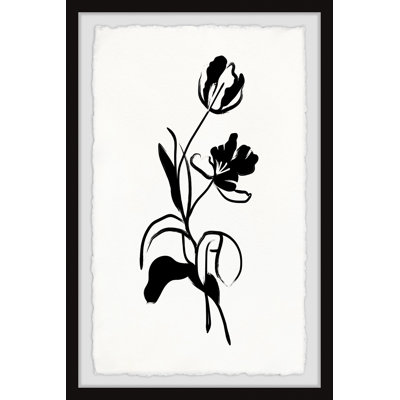 «Flowers For Her», reproduction encadrée