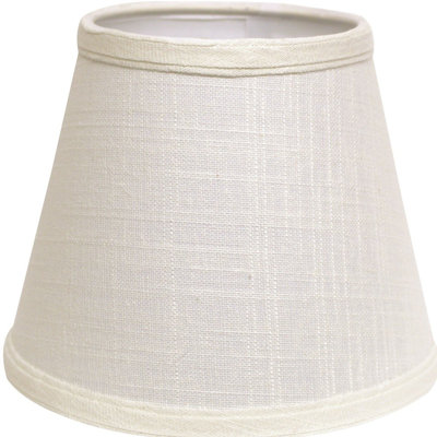 12" Empire Hardback Slanted Linen Lampshade UF