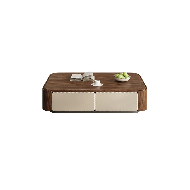 Modern Simple Coffee Table, 13.78" H x 51.18" L x 27.56" W