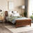  Twin Size Wood Platform Bed With Headboard, Footboard And Wood Slat Support, Twin Bed, Wood Bed-43865452