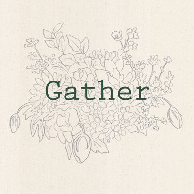 Gather Floral 2 1 Piece Wrapped Canvas Wall Art