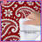Red White Paisley Pattern Comforter-130151477