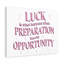 Preparation Meets Opportunity - Wrapped Canvas Print-134090370
