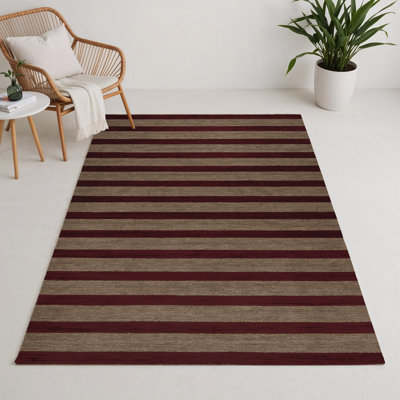 Tapis intérieur / extérieur rouge HorizontalStripes