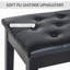 Banquette de piano capitonnée à boutons capitonnée-1851949531