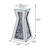 Mirrored Tabletop Candlestick-1418615082
