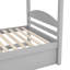 Lit simple en L avec lit gigogne-911516685