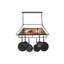 Moose at Lake Handcrafted Hanging Pot Rack-124968229