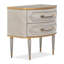St. Charles 2-Drawer Nightstand - Dove Gray