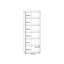 Bibeau 226.4cm H x 84.5cm W Standard Bookcase