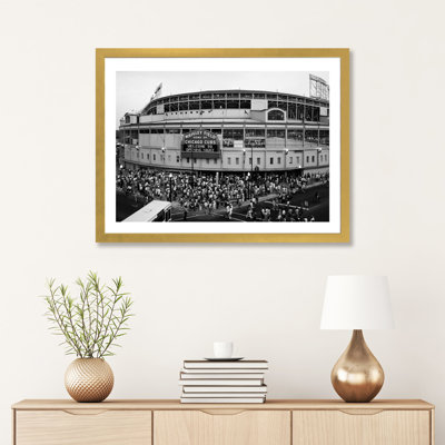 " Wrigley Field In B&W (from 8/8/88 - The First Night Game That Never Happened), Chicago, Illinois, USA "