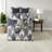 Comfortable Navy Cotton Bedding Set, Modern Style For Home