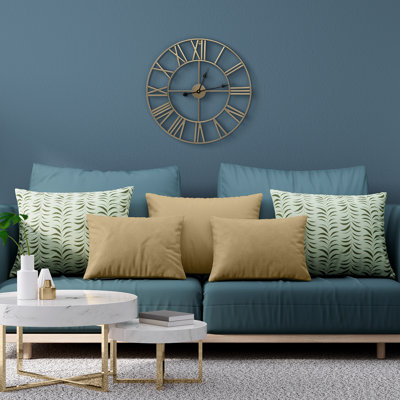 Metal Wall Clock - White 60 Diameters